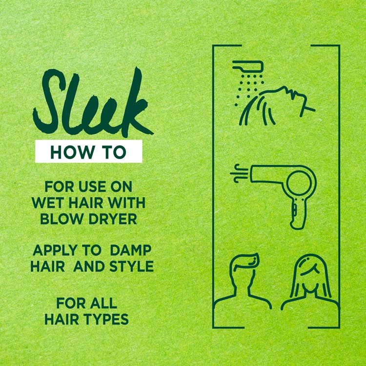 How to use Garnier Smooth Blow Dry Anti-Frizz Hair Cream